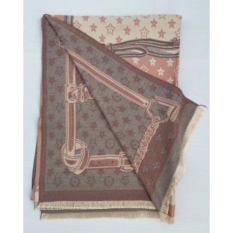 Luxusný šál CS011 Meadow pink
