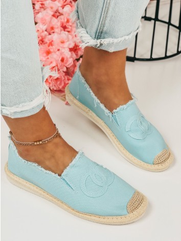 Dámske modré espadrilky Chalen