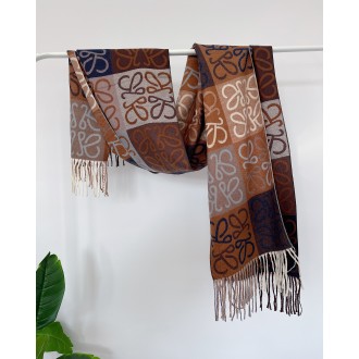 Luxusný šál CS002 Square brown