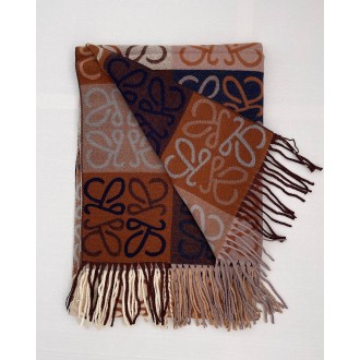 Luxusný šál CS002 Square brown