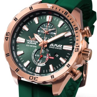 Hodinky Vostok YM8J-320B656SIL/GREEN